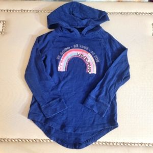 Oshkosh Blue Rainbow Lightweight Hoodie 4